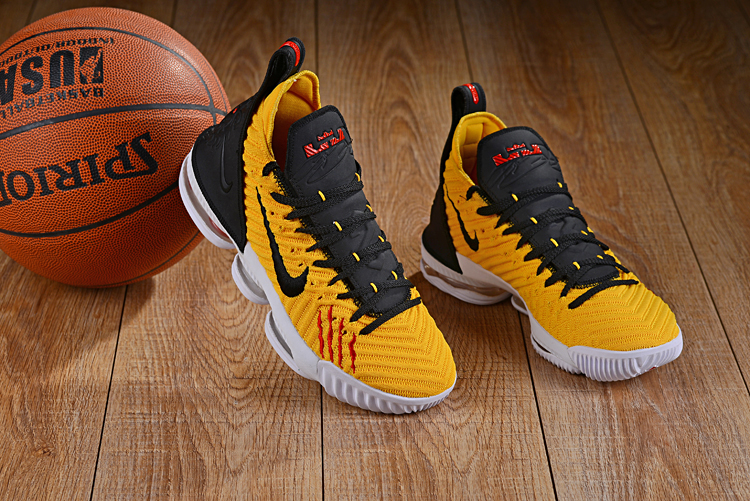 New Nike KD 11 Bruce Lee Yellow Black Red Shoes